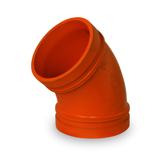 3 Grooved 45° Elbow