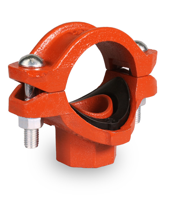 2-1/2 x 1-1/2 Grooved F Mech Tee