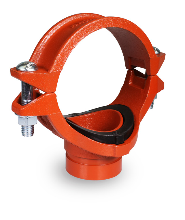 3 x 2 Grooved Mech Tee Grooved Out