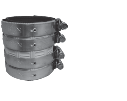 1-1/2 No Hub Heavy Duty Coupling 4 Straps Domestic