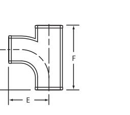 3 x 2 No Hub San Tap Tee Domestic
