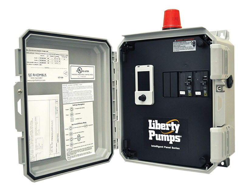 Liberty IPS-24H IPS-series Simplex Control Panel, 1 Ph, 120/208/240V, Nema 4X, 15-20 Full Load Amps
