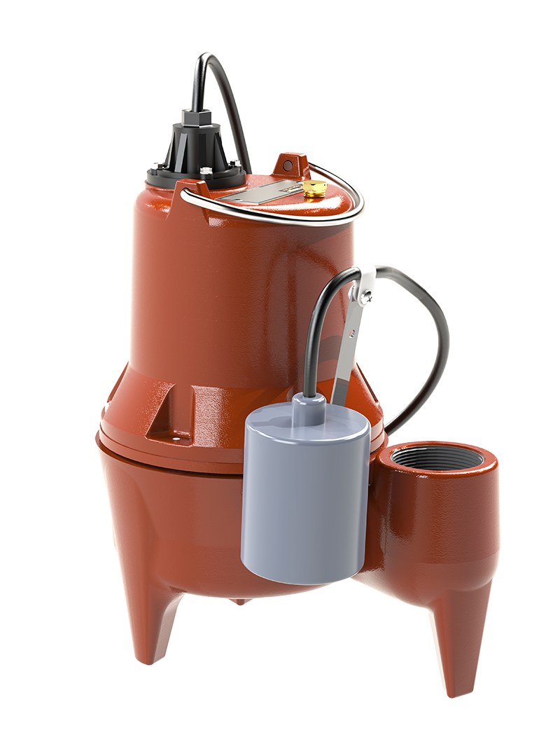 Liberty LE41A 4/10 HP, Sewage Pump, 1 Ph, 115V, 10' Cord, 2" Discharge, Auto