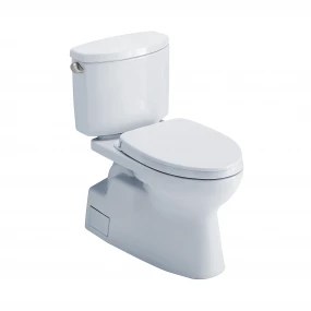 TOTO MS474124CEFG#01 Vespin® II Two-Piece Toilet, Elongated Bowl - 1.28 GPF - WASHLET®+ Connection