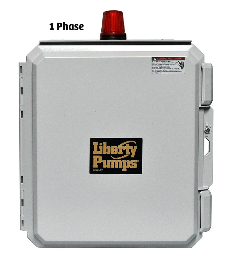 Liberty SXS54=3-161-5 Simplex Panel, 3PH, Nema 4X 575V 4-6.3A, 3 Floats, 50' Cord