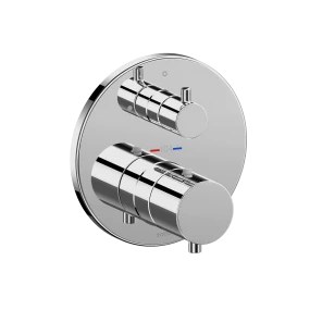 TOTO TBV01407U#CP Thermostatic Mixing Valve with Volume Control Trim - Round