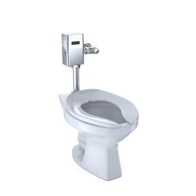 TOTO CT705UN#01 Commercial Ultra-High Efficiency Toilet, 1.0/1.28/1.6 GPF, Elongated Bowl (Reclaimed Water Option)