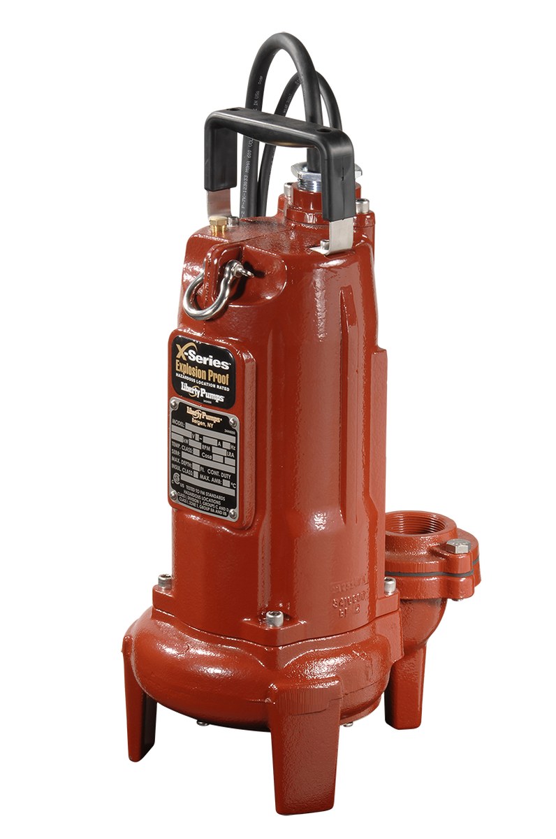 Liberty XLE102M-2 1 HP Explosion-proof Sewage Pump, 1 Ph, 208/230V, 2"-3" Discharge Manual With 25' Power Cord