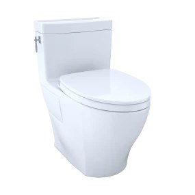 TOTO MS626124CEFG#01 Aimes® One-Piece Toilet, 1.28GPF, Elongated Bowl - WASHLET®+ Connection