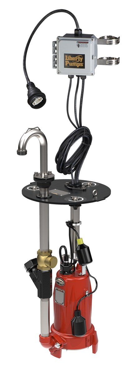 Liberty Lsg202-re 2 HP, Grinder Pump Retro-fit For E/one® Gp2000 & D-series, 1 Ph, 208-230v, 10' Cord, 1-1/4" Discharge, Auto