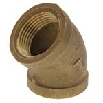 1-1/2 Brass 45° Elbow