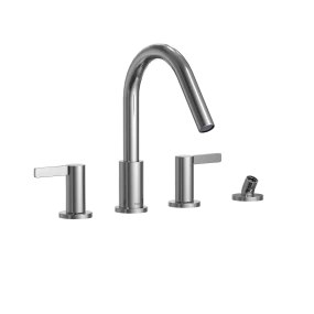 TOTO TBG11202UA#CP GF Four-hole Roman Tub Filler Trim - Lever Handles