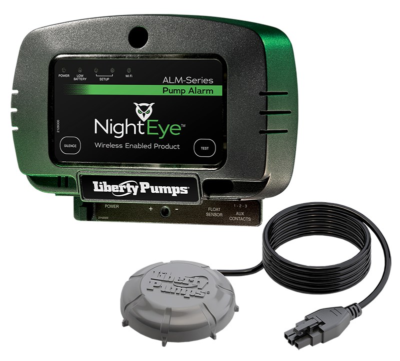 Liberty Alm-pk-eye Alarm, Nighteye® Wireless Enabled, Indoor Mount, With Puck-puddle Sensor