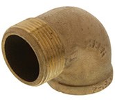 1 Brass St 90° Elbow