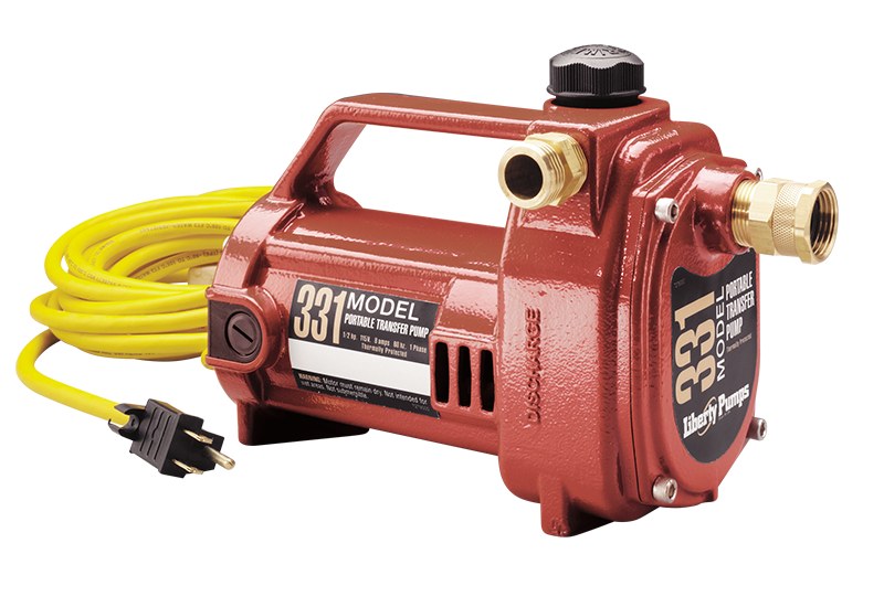 Liberty 331 1/2 HP, Portable Water Transfer Pump, 115v, Garden Hose Connect