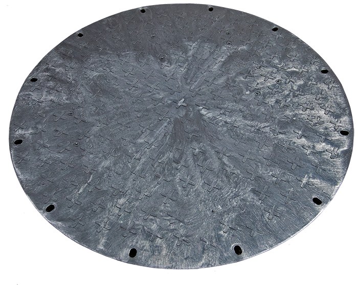 Liberty SC24B 24” Blank Structural Foam Cover For SP2430 Basin, 1-1/2” Discharge Grommet And Electrical Cord Grommet Shipped Loose