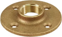 1 Brass 4 Bolt IPS Flange