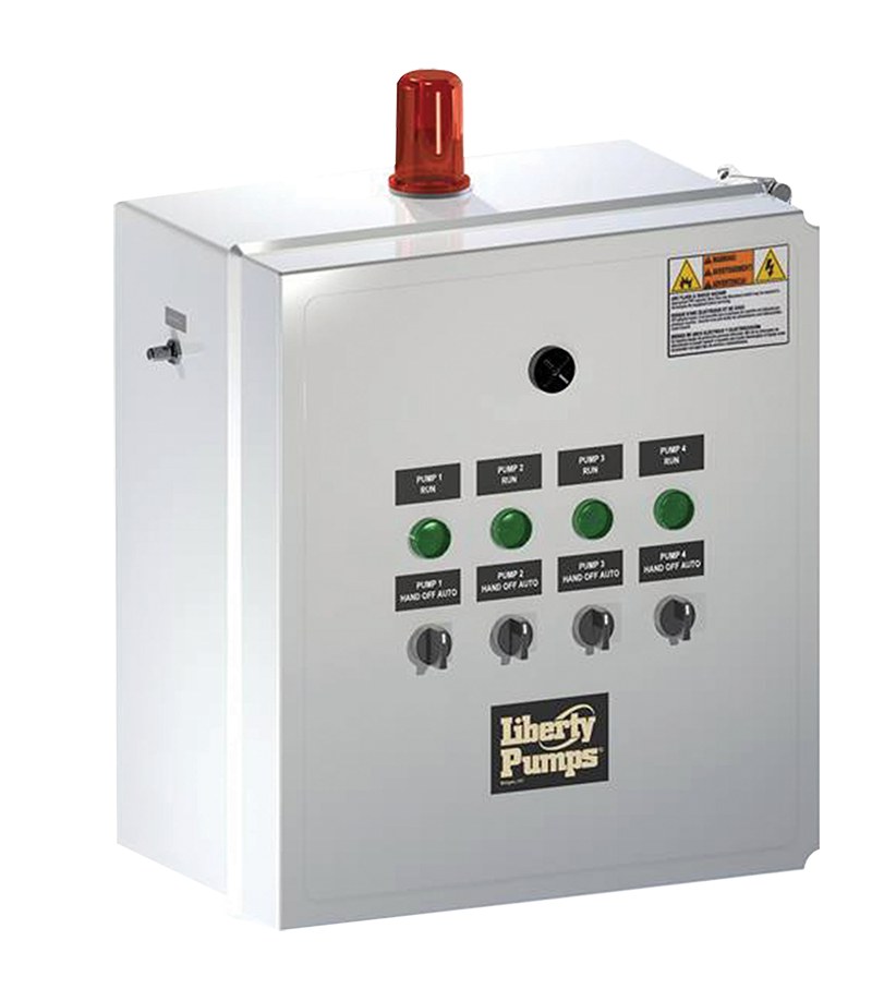 Liberty QE24H=6-3 Quadplex Control Panel With 6 Floats, 115/230V, 35' Power Cord