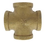 3/4 Brass Cross Tee