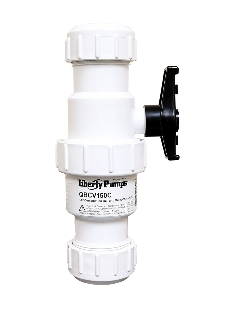 Liberty QBCV200C Check Valve, 2" Quiet, Compression, Combination Ball And Check Valve
