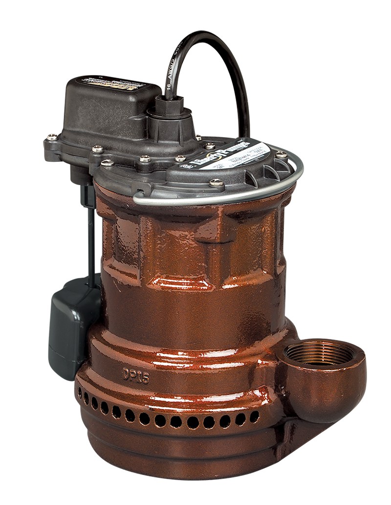 Liberty 243-2 1/4 HP, Submersible Sump Pump, Cast Iron, Wide Angle Float With Series Plug, 115v And 25' Cord
