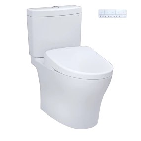 TOTO MW4464736CEMFGNA#01 Aquia® IV - WASHLET®+ S7A Two-Piece Toilet - 1.28 GPF & 0.9 GPF - Universal Height