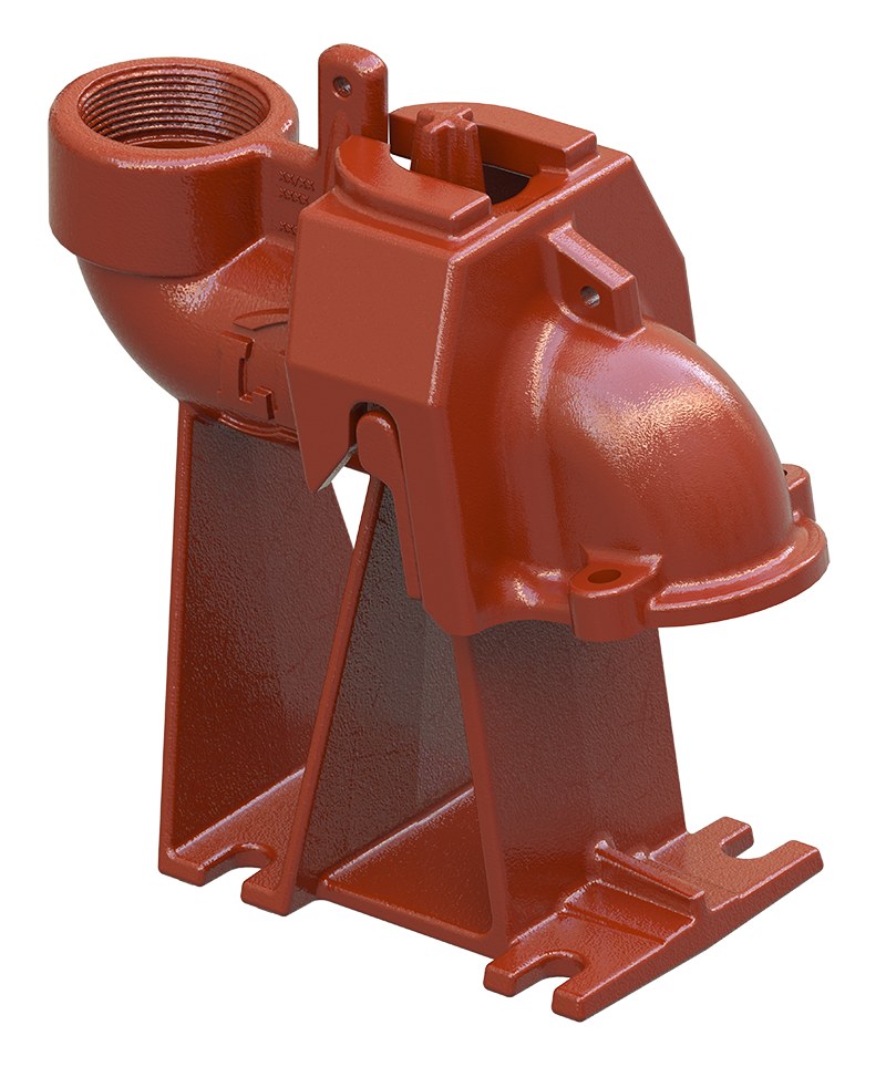 Liberty Gr30 Guide Rail, 3" Cast Iron, Fits Le And Leh-series Pumps, Except Le40, Le50-series