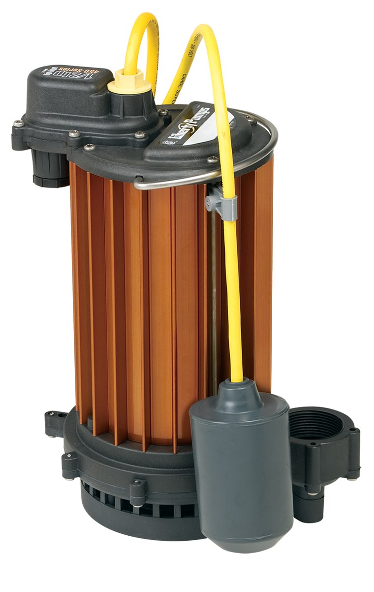 Liberty HT450 1/2 HP, Submersible High Temp Sump Pump, 1 Ph, 115V, 10' Cord, 1 1/2" Discharge, Manual