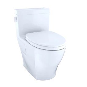 TOTO MS624124CEFG#01 Legato™ One-Piece Toilet, 1.28GPF, Elongated Bowl - WASHLET®+ Connection