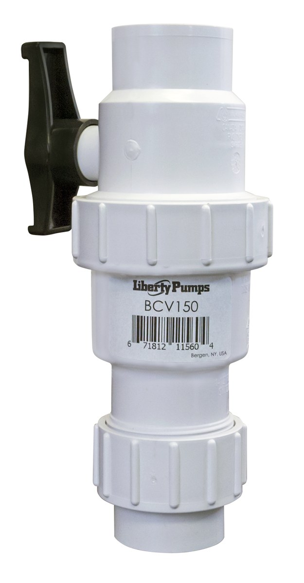 Liberty BCV200 Ball / Check Valve, 2" HD, PVC With Union