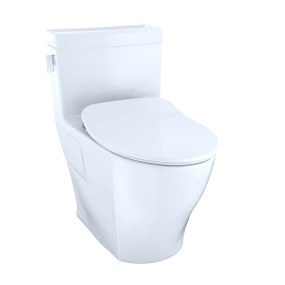 TOTO MS624234CEFG#01 Legato™ One-Piece Toilet, 1.28GPF, Elongated Bowl - WASHLET®+ Connection - Slim Seat