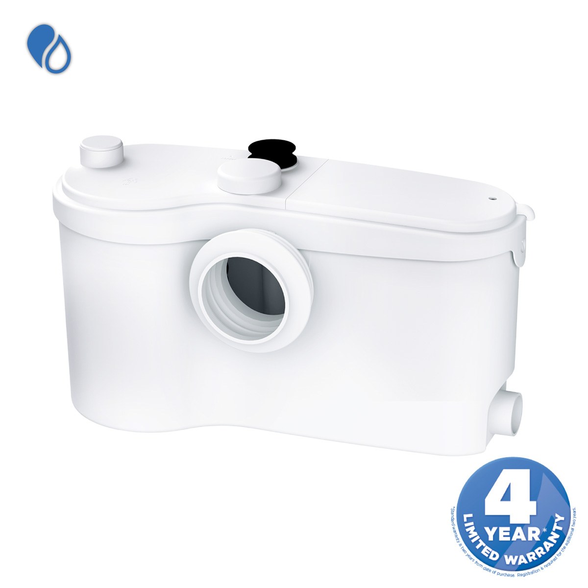 Saniflo Sanibest® Pro 013 Heavy-Duty Grinder Pump for Full Bathroom, 1 HP