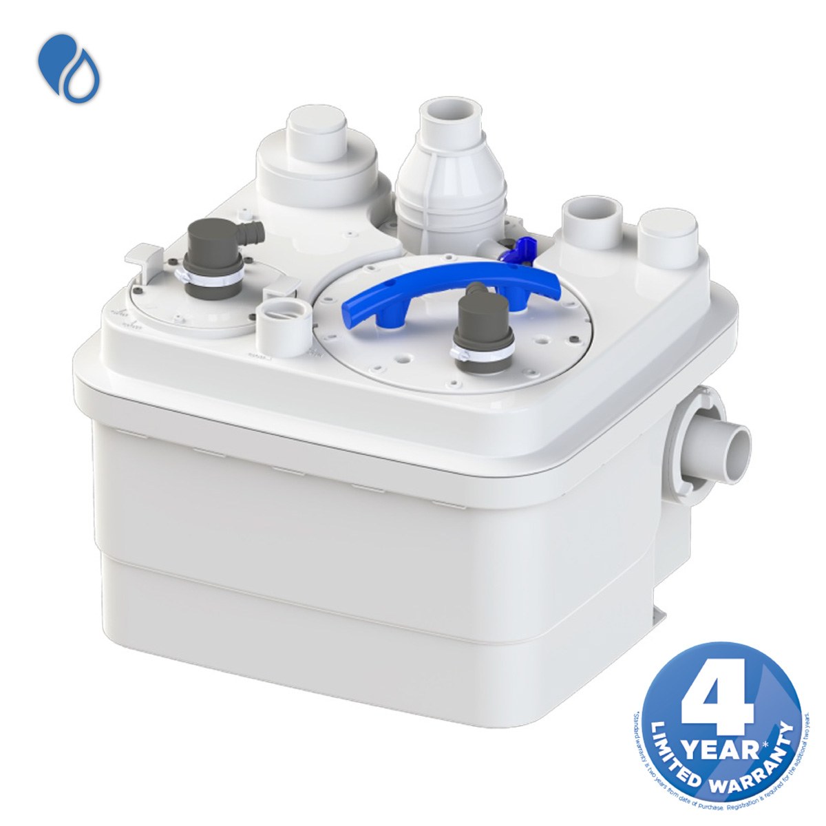 Saniflo Sanicubic® 1 069 Simplex Grinder Lift Station, IP68, 1 HP, 220-240V