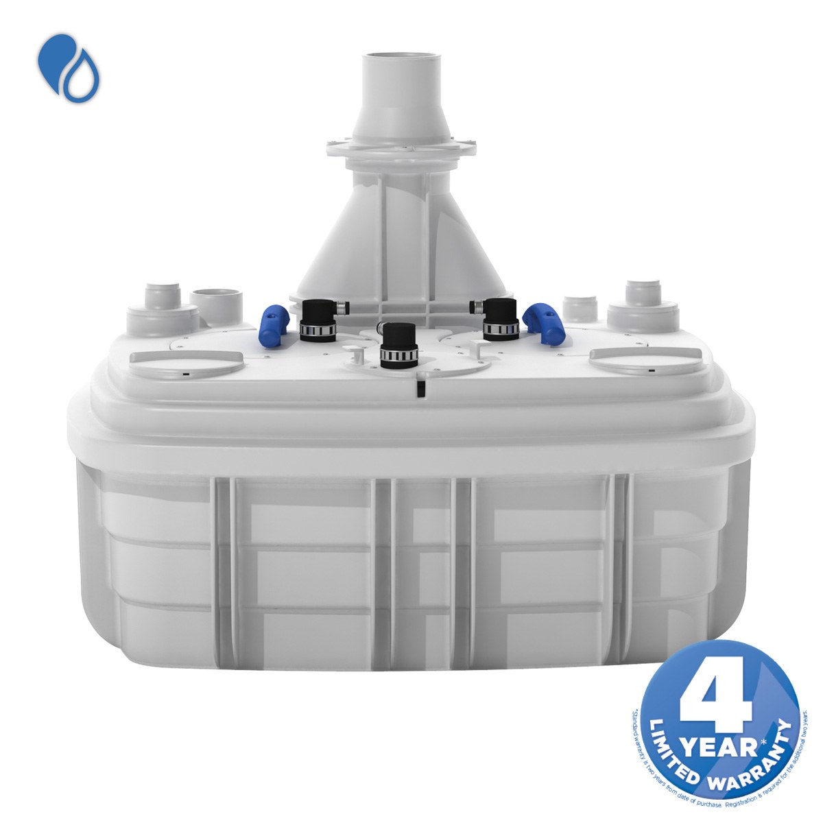 Saniflo Sanicubic® 2 VX 099 Duplex Vortex Lift Station, 2" Solids, 2 x 1.5 HP, 240V