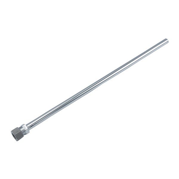 3/8' x 12" Chrome-Plated Delta Supply Tube With Fitting 0215006