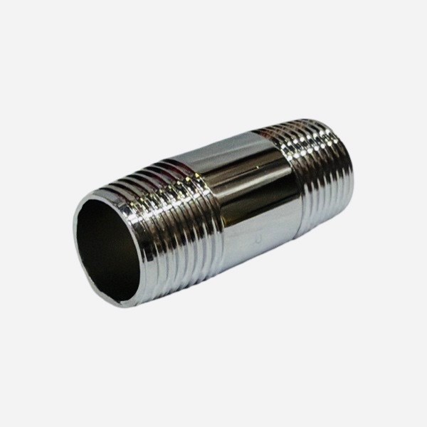 3/8 x Shoulder *Lead-Free* Chrome-Plated Nipple 0302504