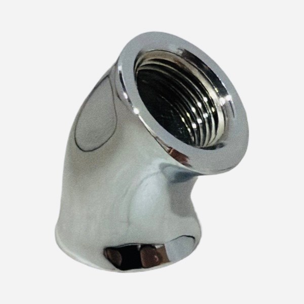 1/2" Chrome-Plated 45 Degree Elbow (Lead-Free) 0341104