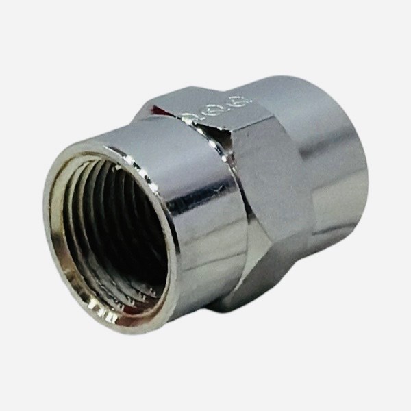 3/8" Chrome-Plated Coupling (Lead-Free) 0341402