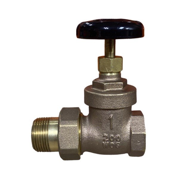 1" Brass Radiator Gate Valve 0409002