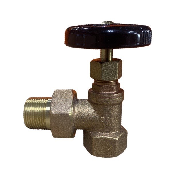 3/4" Brass Radiator Angle Valve - Hot Water 0409504