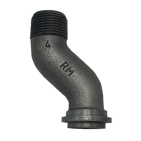 3/4" Offset Swivel For Gas Meters - Black 0416602