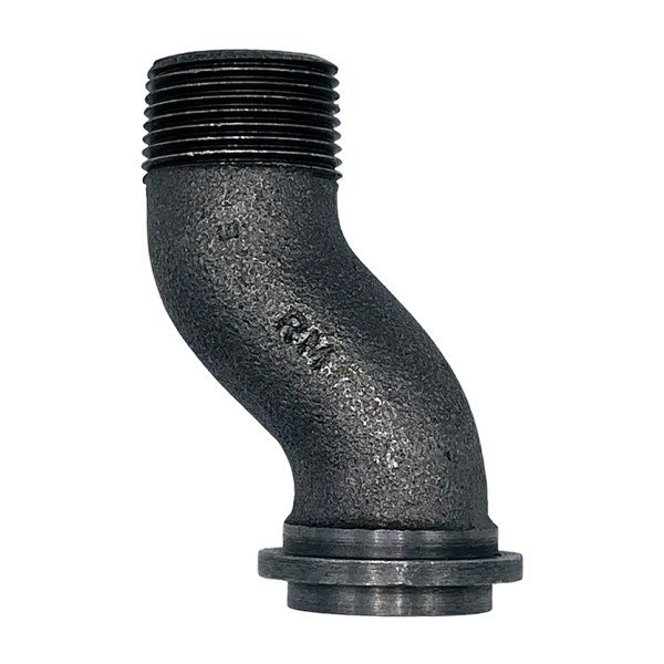 1" Offset Swivel For Gas Meters - Black 0416604