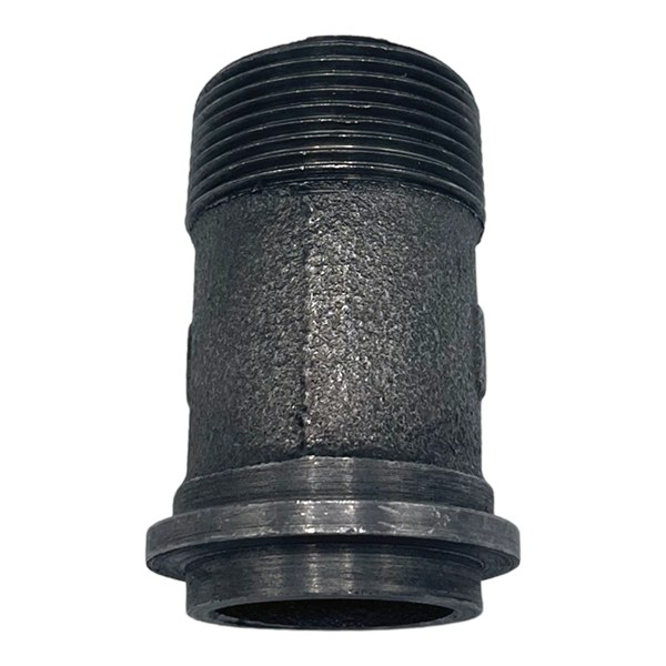 1 1/4" Straight Swivel For Gas Meter - Black 0416906