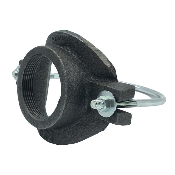 4" x 2" Cast Iron Tapped Saddle 0422010