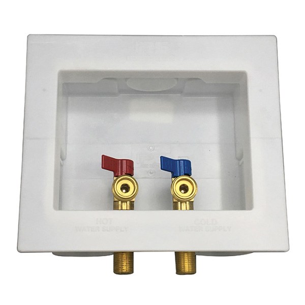 Washing Machine Box With 1/4" Turn Valves 0431008
