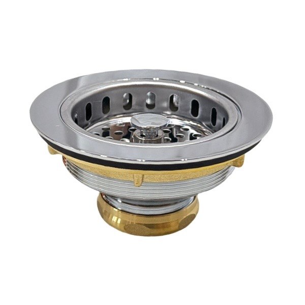 Heavy Duty Chrome-Plated Cast Brass Duo Strainer 0515004