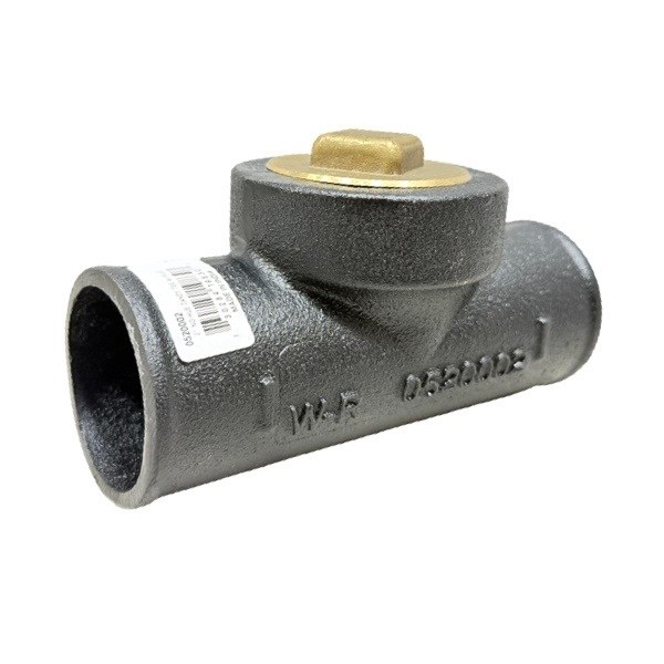 2" No-Hub Dandy Tee With Plug 0520002
