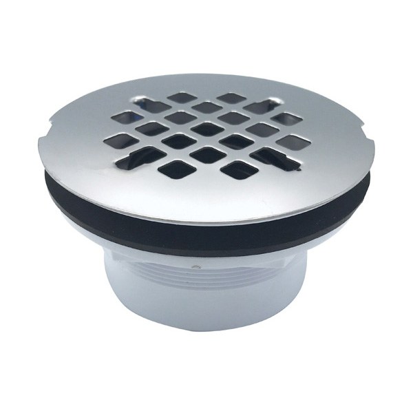 PVC No-Caulk Shower Drain With Wrench 0523005