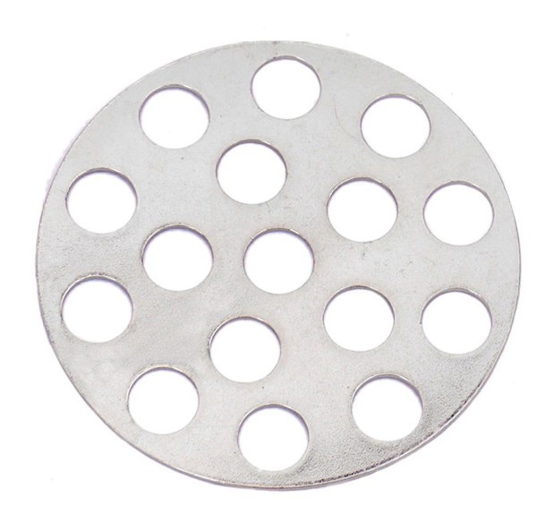 1 1/2" OD Chrome-Plated Steel Flat Strainer 0525004