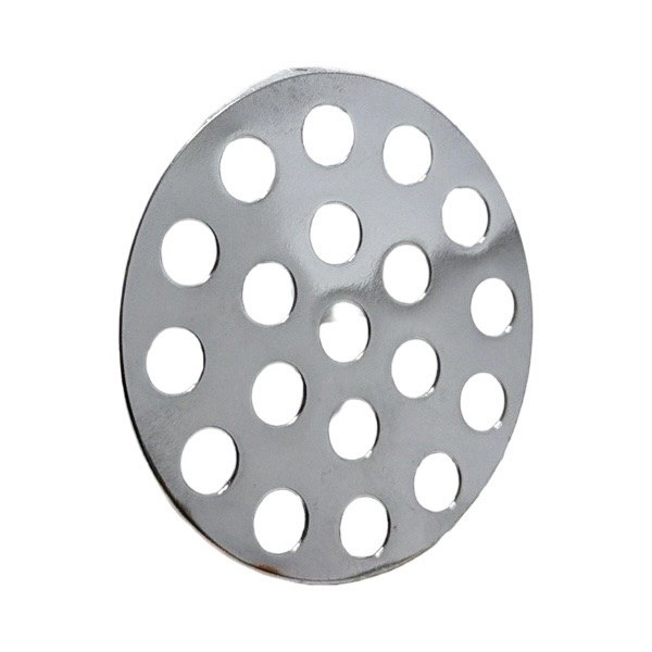 2 3/4" OD Chrome-Plated Steel Flat Strainer 0525012
